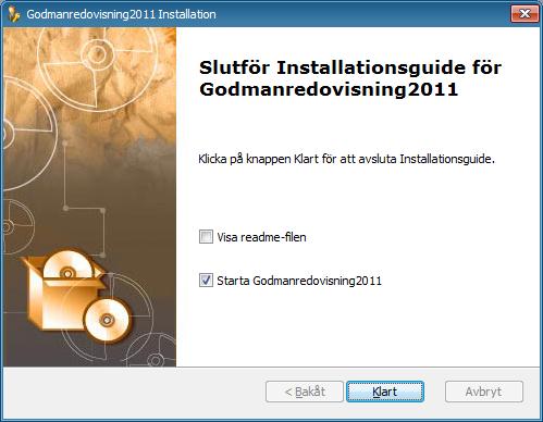 installation pågår