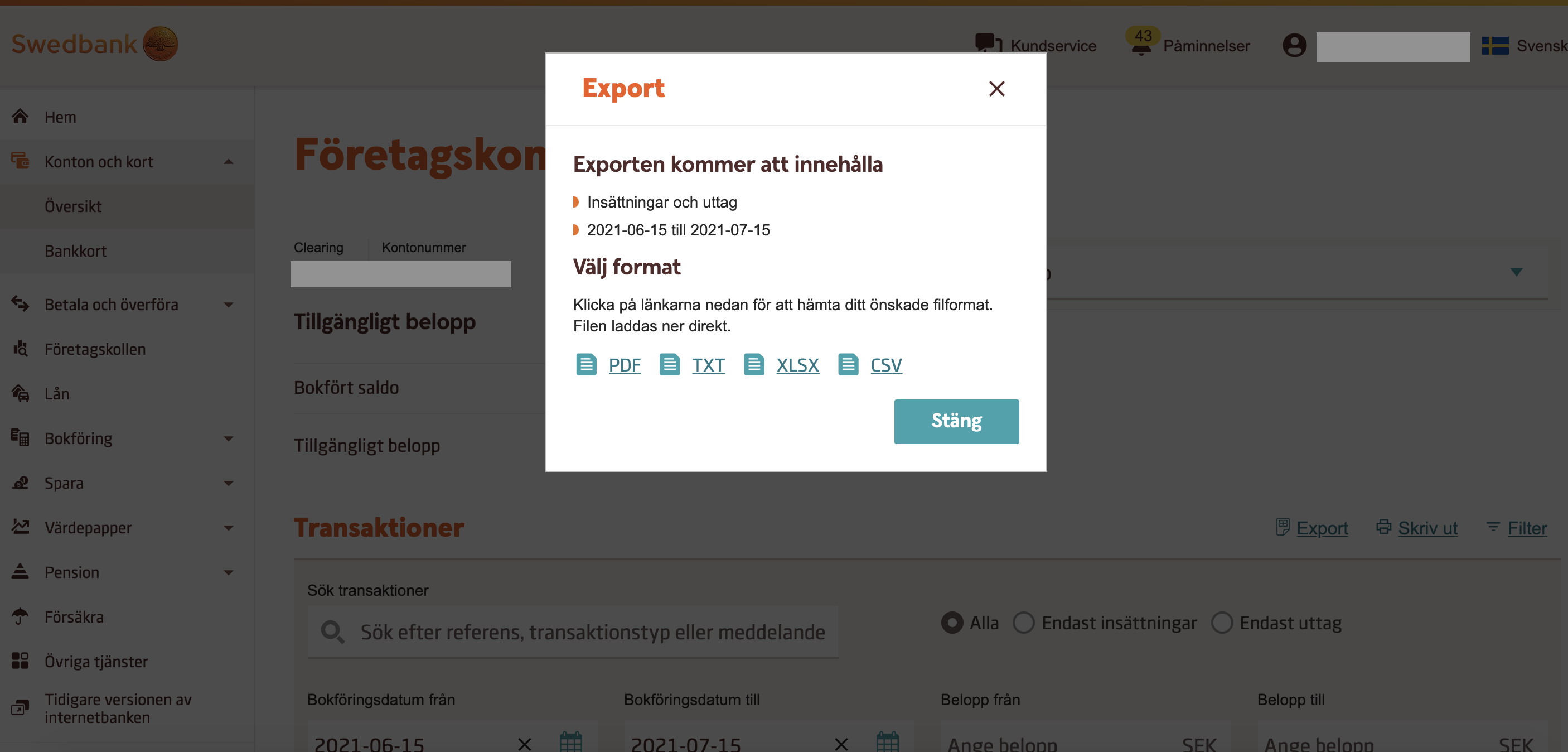 swedbank internetbank