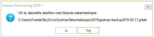 sakerhetskopia aterstall bekrafta