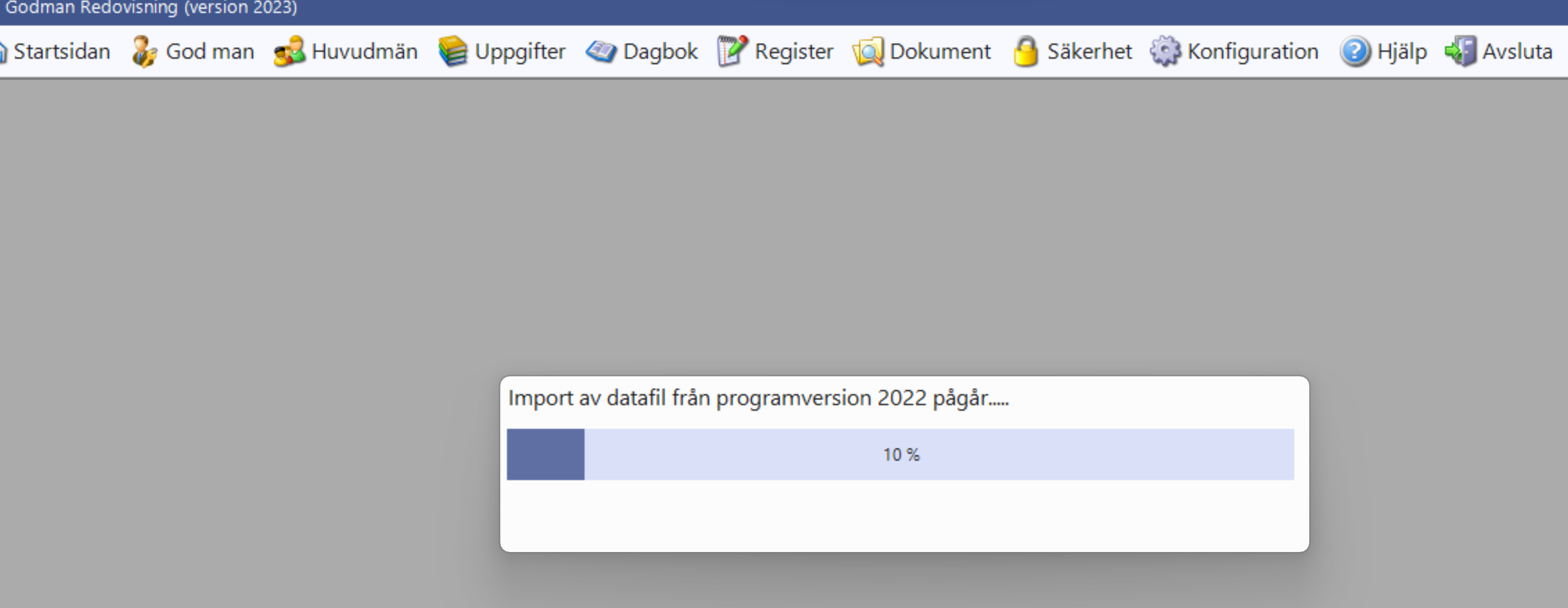 import av datafil